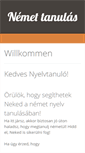 Mobile Screenshot of nemet-tanulas.hu